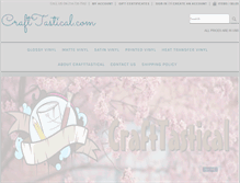 Tablet Screenshot of crafttastical.com